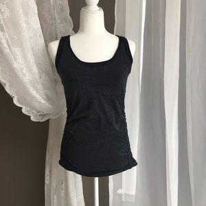 Nursing and maternity workout tank top - Lg